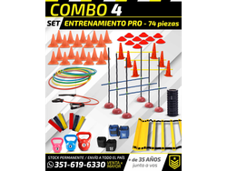 COMBO 4: SET DE ENTRENAMIENTO PRO – 74 PIEZAS