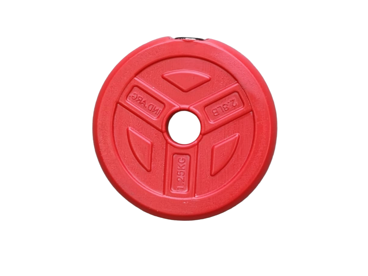 DISCO PLASTICO LISO ROJO 1,25 KG