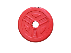 DISCO PLASTICO LISO ROJO 1,25 KG