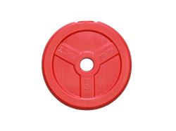 DISCO PLASTICO LISO ROJO 2,5 KG