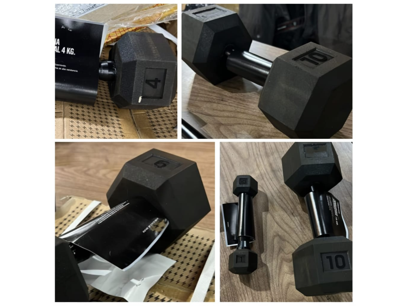 MANCUERNA ENGOMADA 50 KG MANGO NEGRO