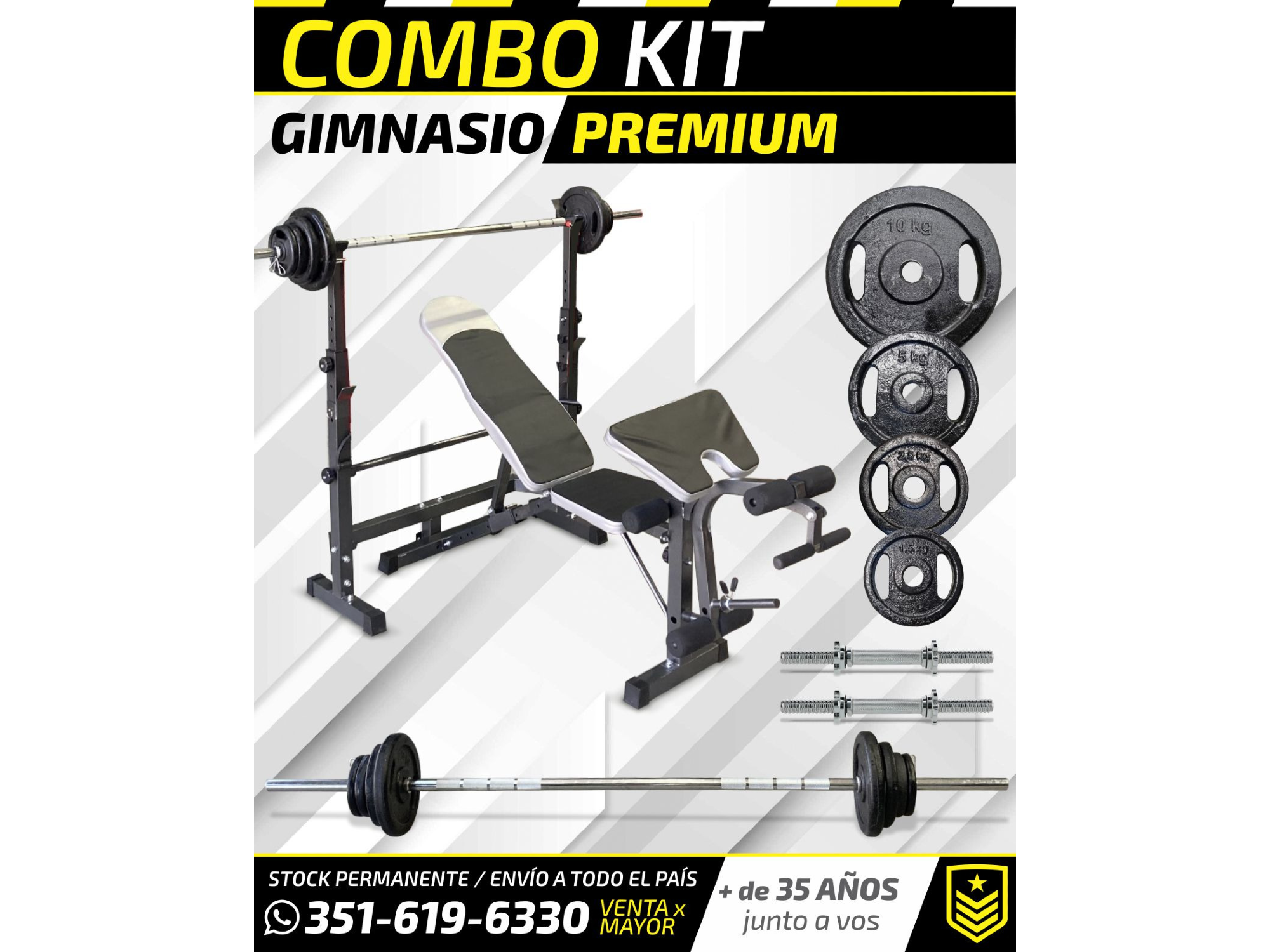 KIT GIMNASIO PREMIUM