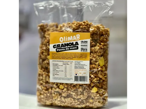 GRANOLA OLIMAR CON PASTA DE MANI