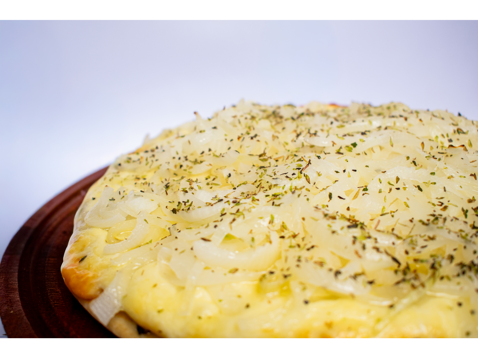 Pizza fugazza c/jamón de La Redonda