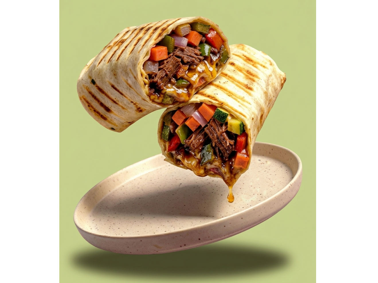 CARNE MECHADA CON VERDURAS