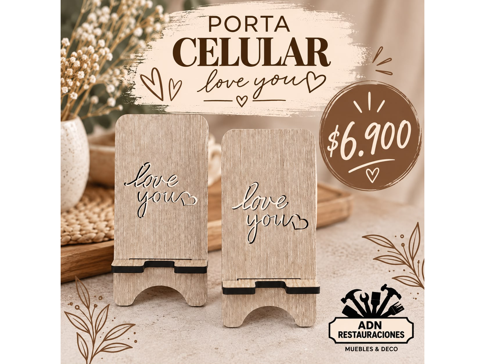 PORTA CELULAR "LOVE"