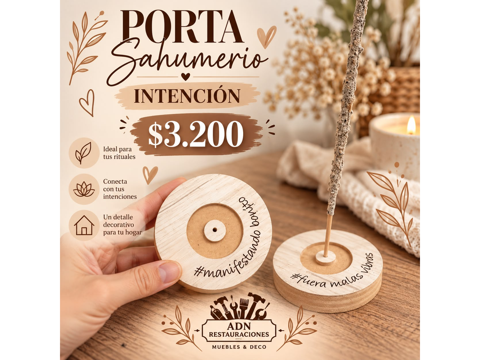 Porta Sahumerio manifestar