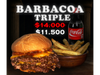 PROMO TRIPLE BARBACOA + COCA 500cc