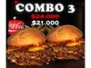 COMBO 3 (+1 COCA DE 1LT)