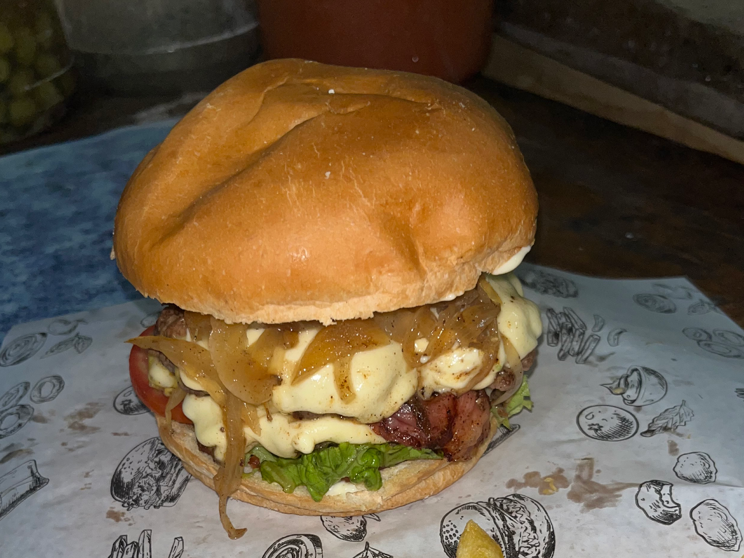 Hamburguesa personalizada doble