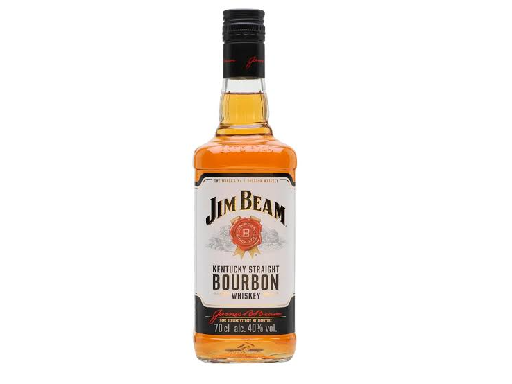 Jim Beam etiqueta blanca 750ml