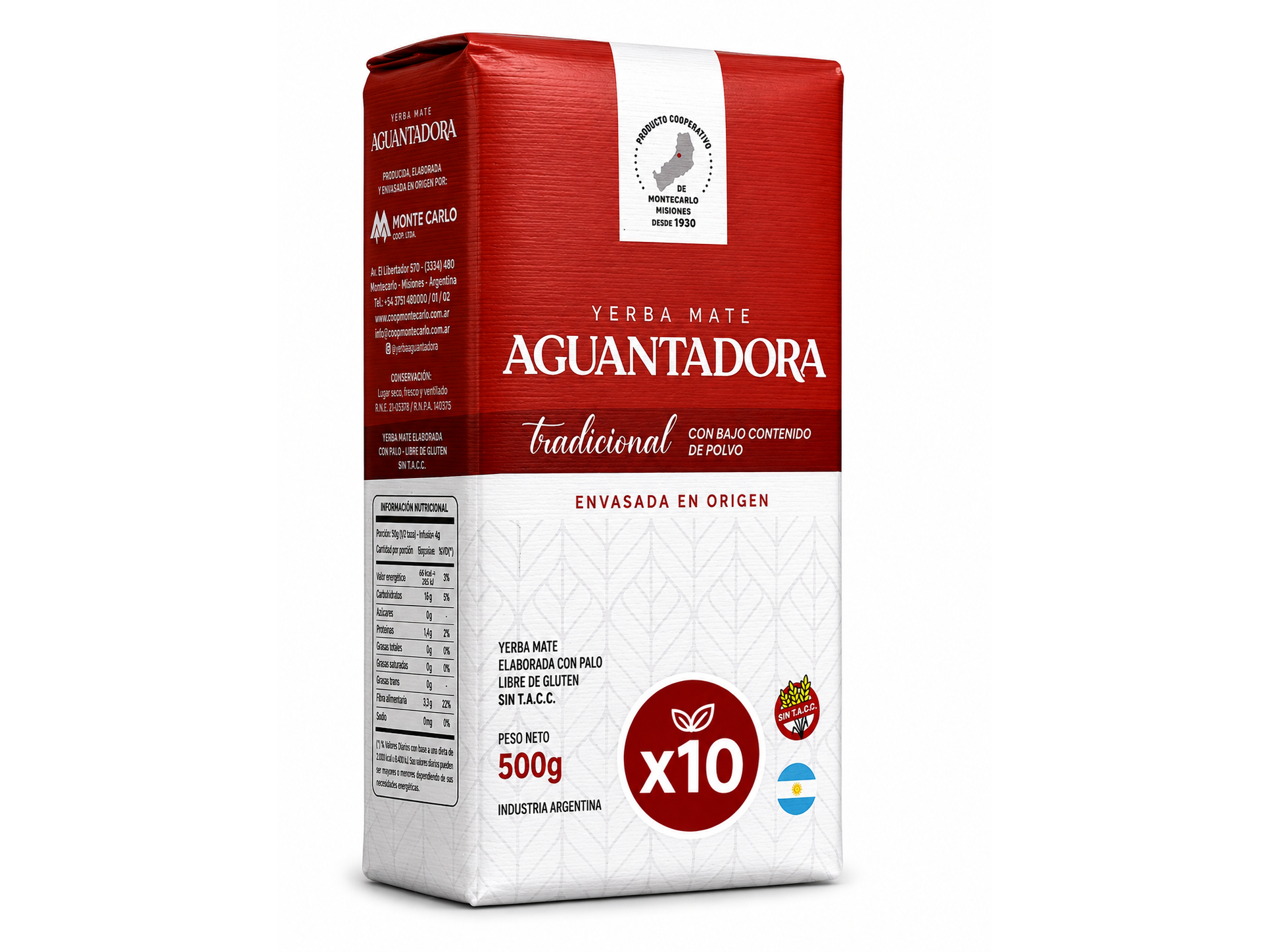 Yerba Aguantadora 500 g x10