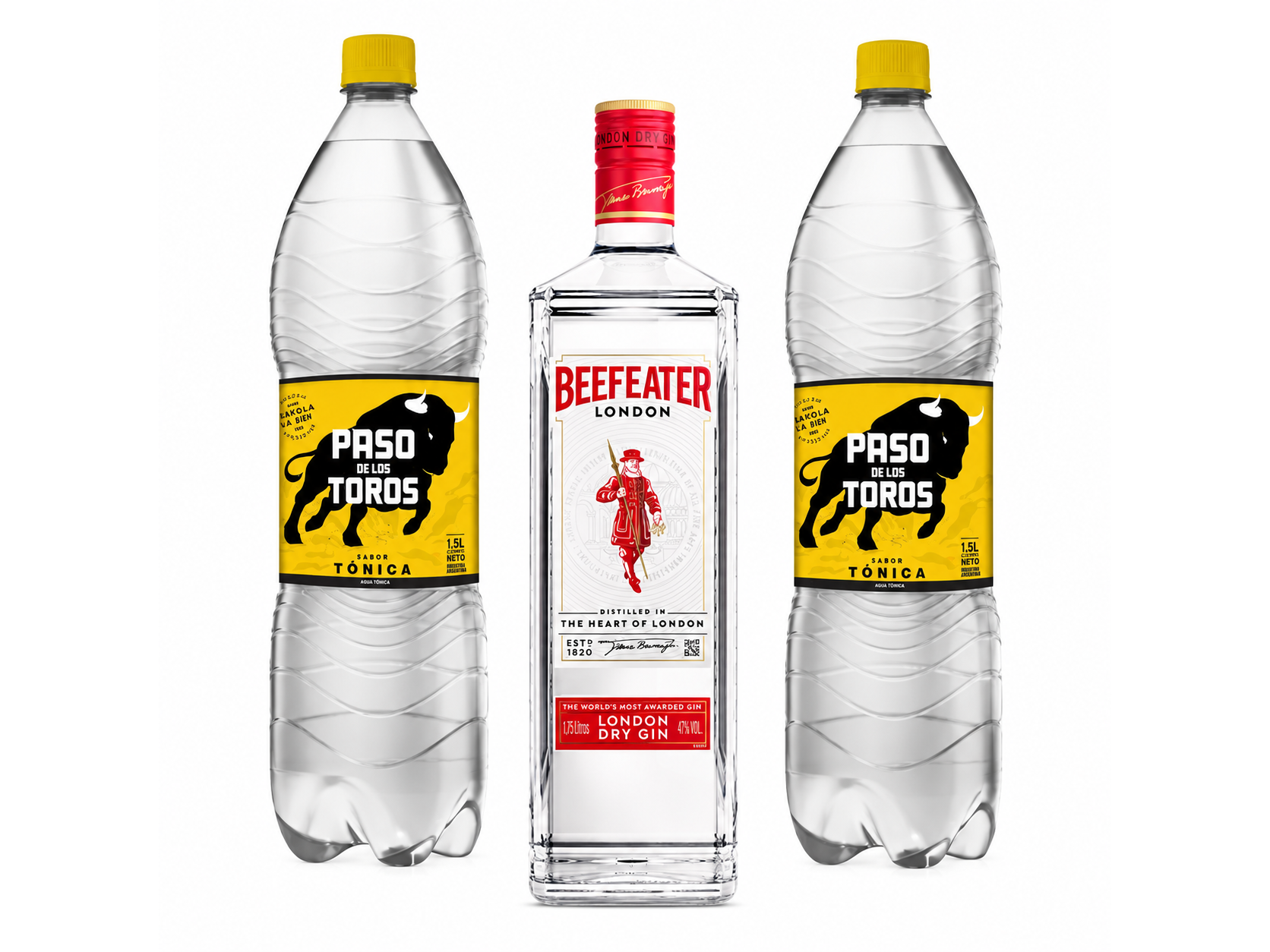 Beefeater 750cc + 2 Tónicas 1.5 Lt