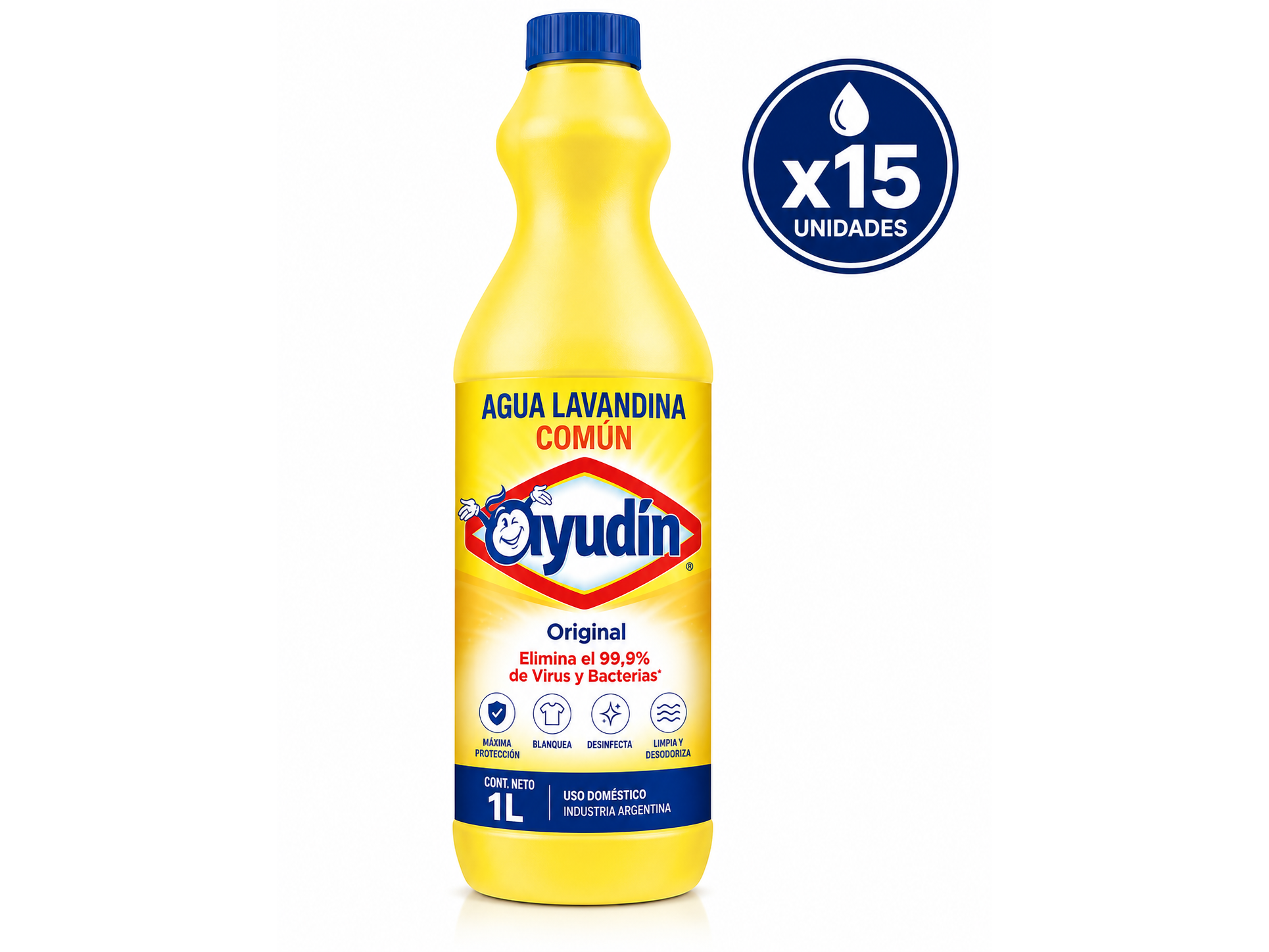 Lavandina Ayudín 1 L x15