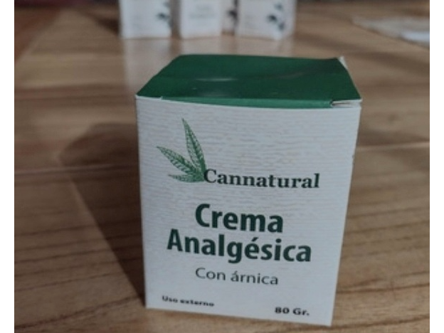 Crema analgésica de cannabis x 80gs