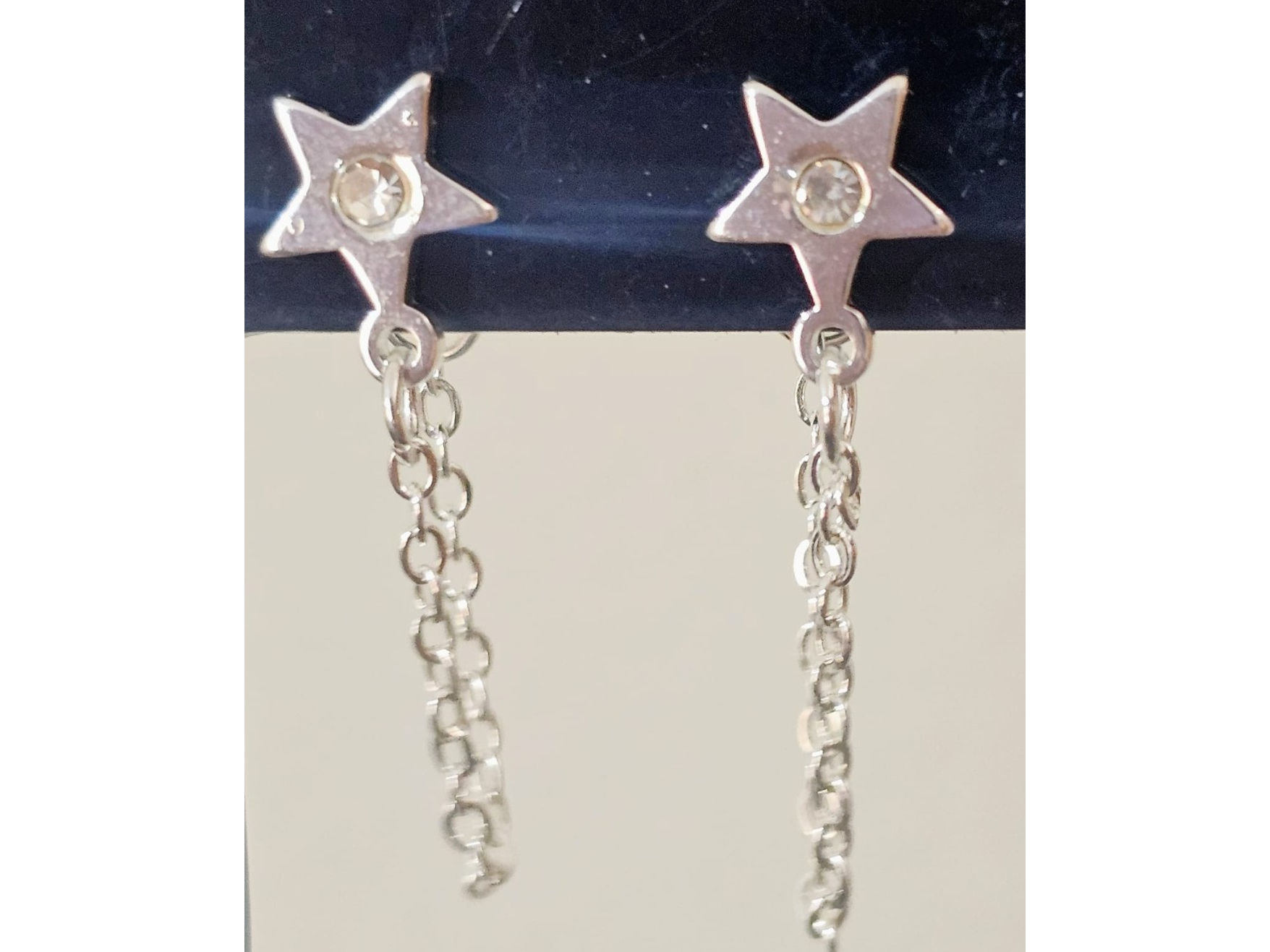 Aros estrella y cadena