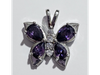 Dije mariposa violeta