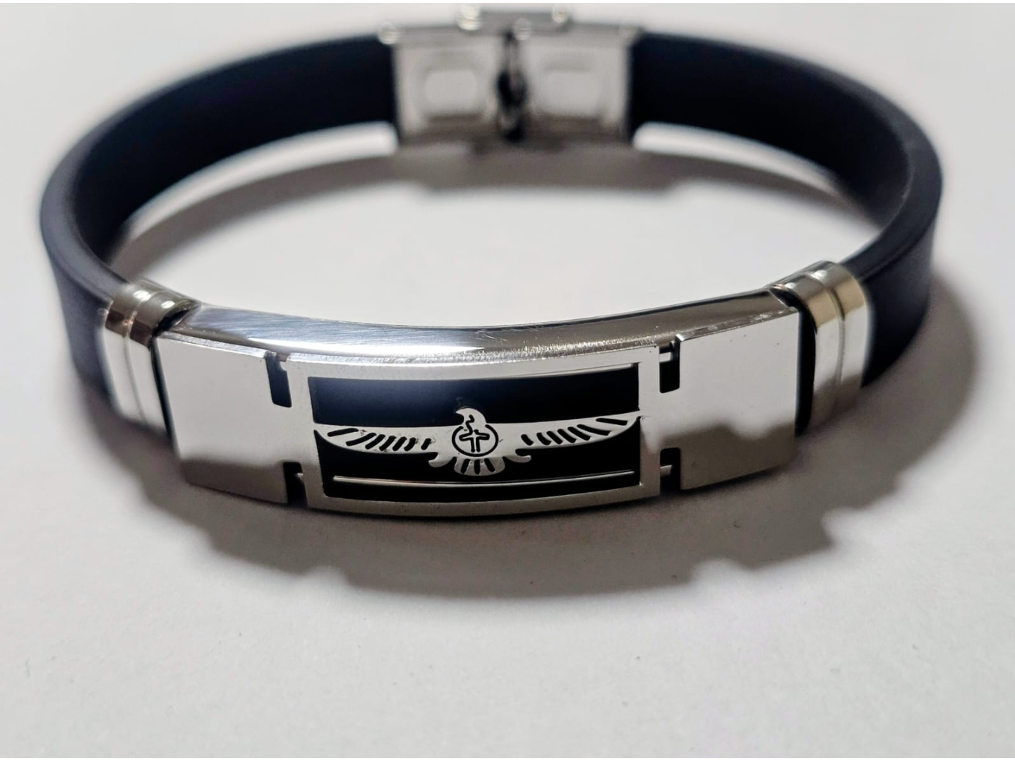 Pulsera caucho hombre