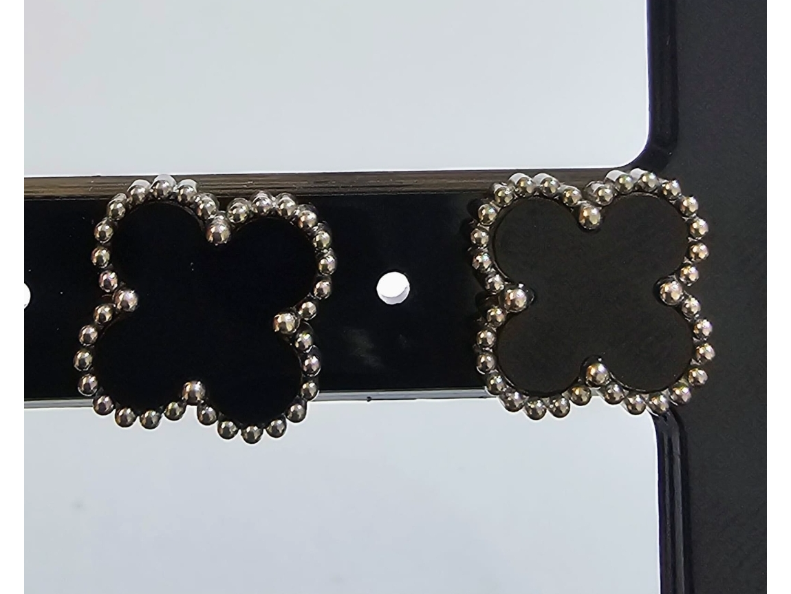 Aros trébol negro