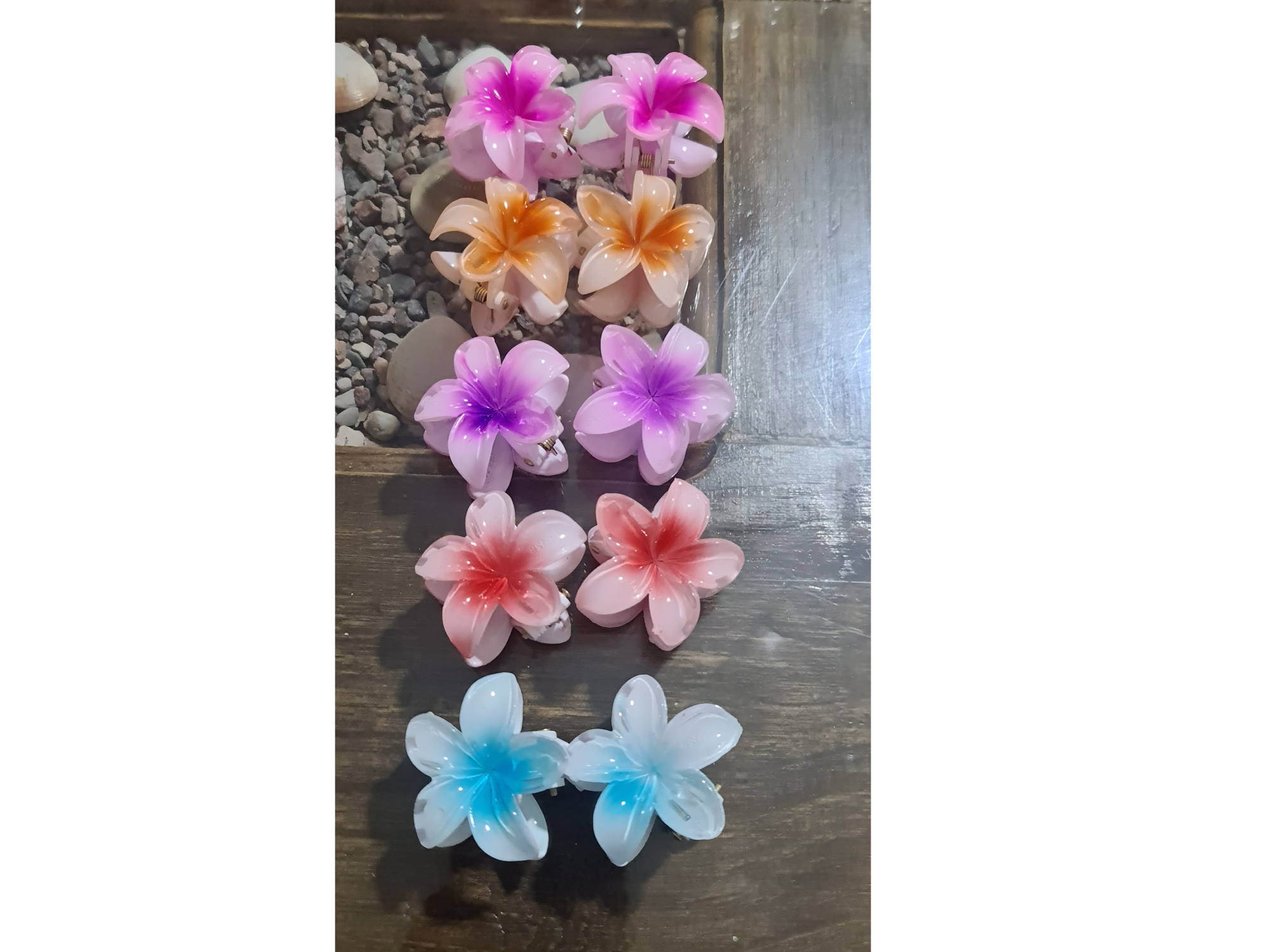 Broches flor medianos