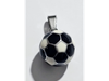 Pelota de fútbol blanco y negro
