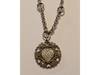 Conjunto corazon con cadena combinada