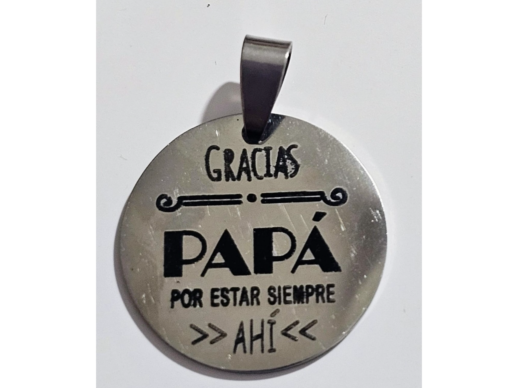 Dije gracias papá