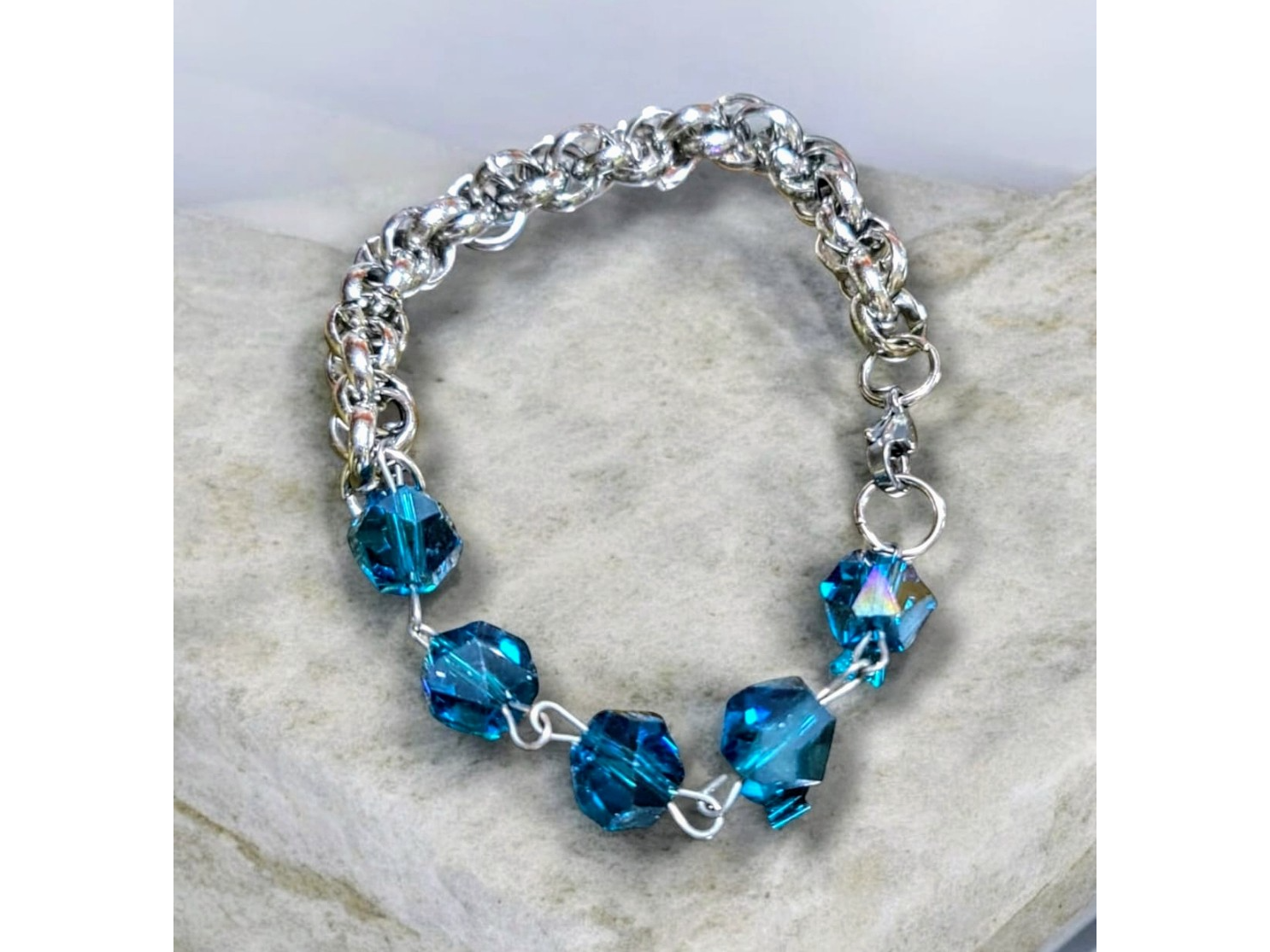 Pulsera gruesa acero