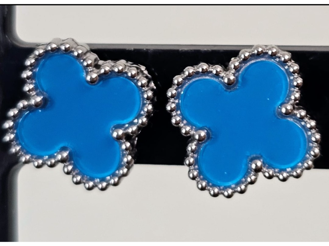 Aros trébol azul