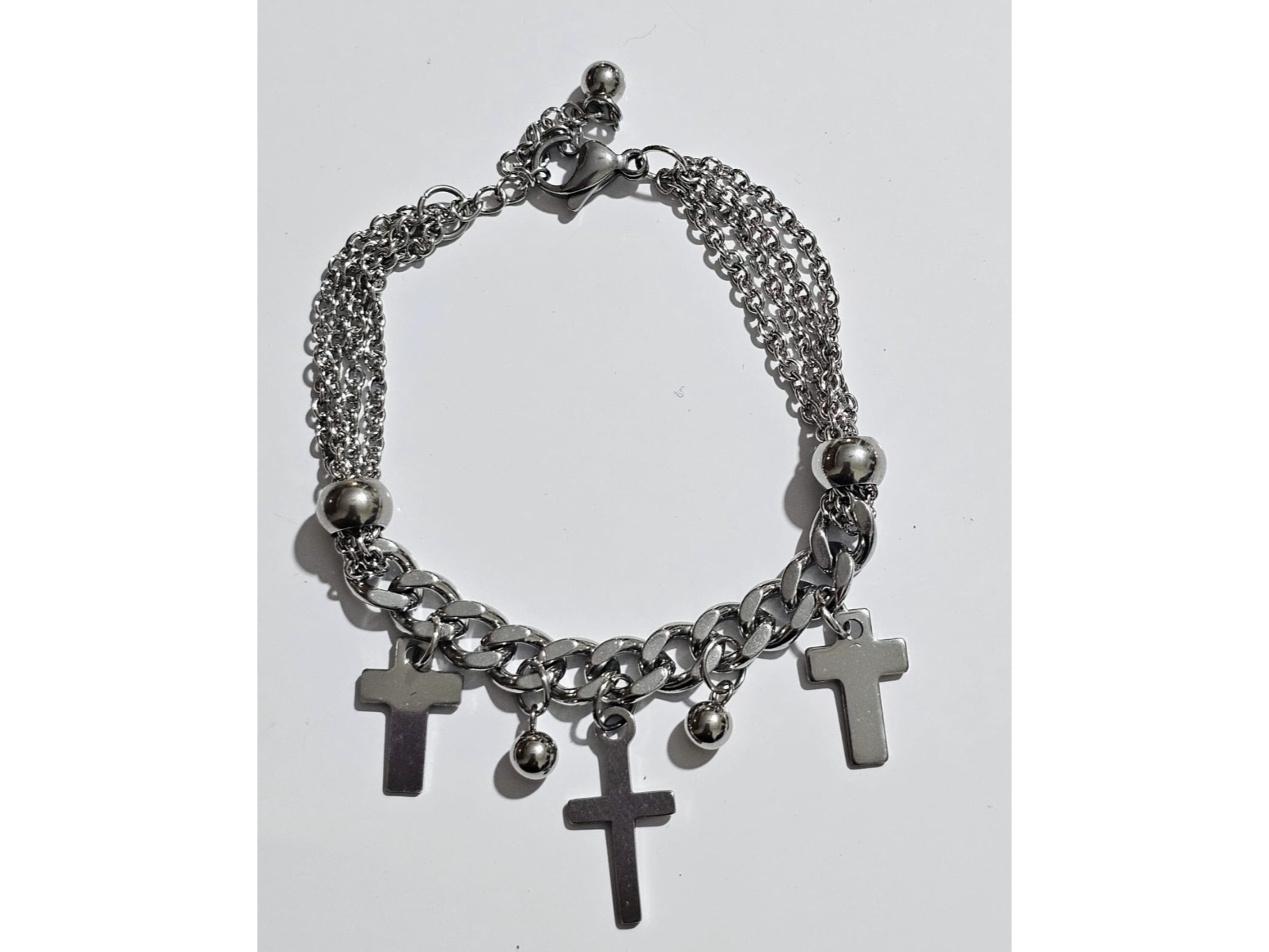 Pulsera premium de cruces