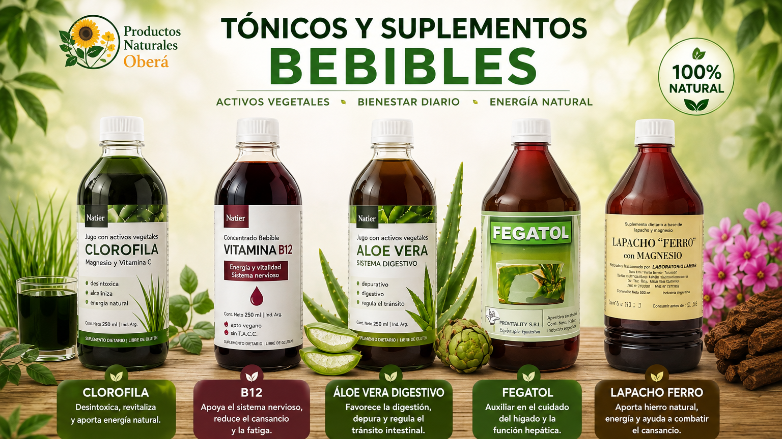Tónicos - Suplementos Bebibles