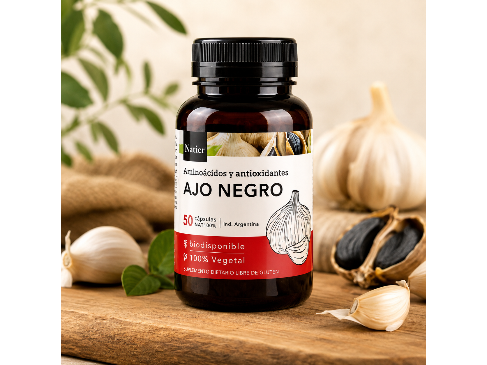 Ajo Negro - Sistema Inmune- antioxidante de Productos Naturales Obera
