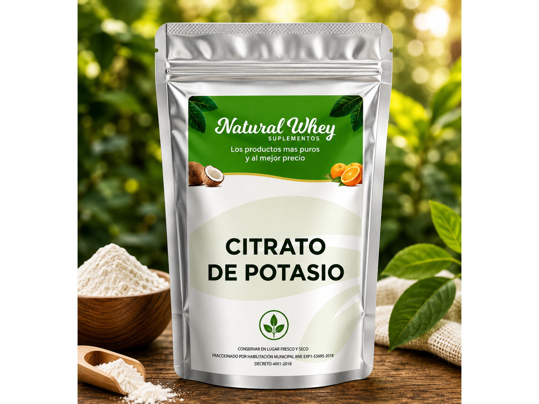 Citrato de Potasio de Productos Naturales Obera