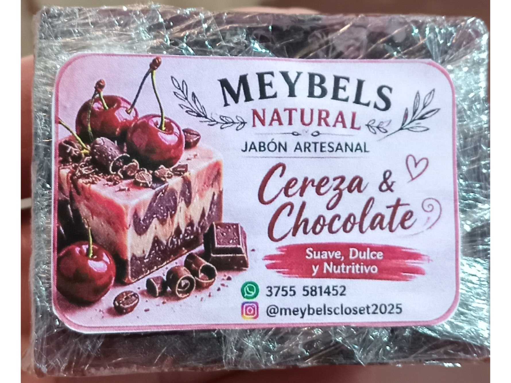 Jabón de Cereza y Chocolate