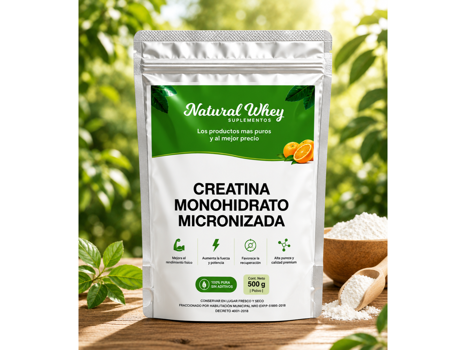 Creatina monohidratada