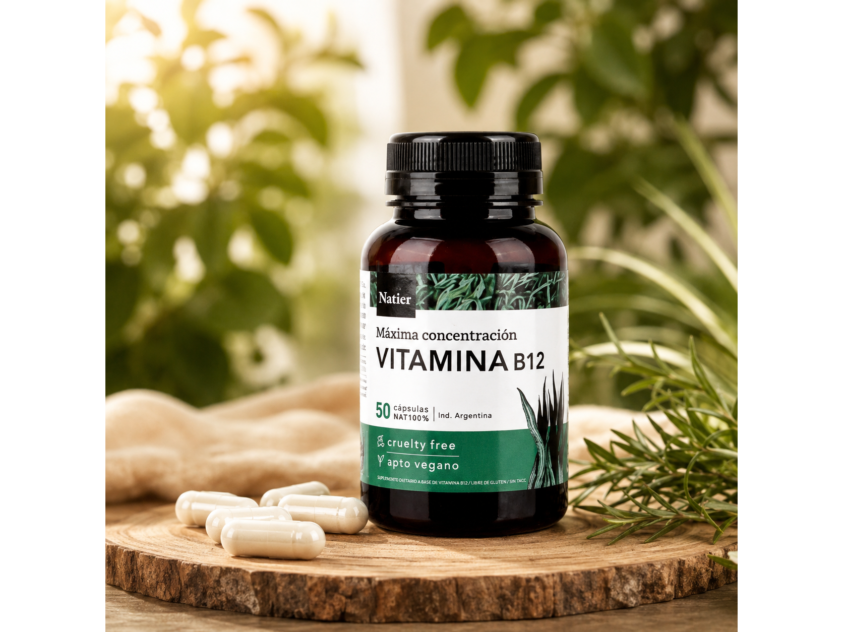 Vitamina B12 Concentrada -Anemia, Sistema Nervioso