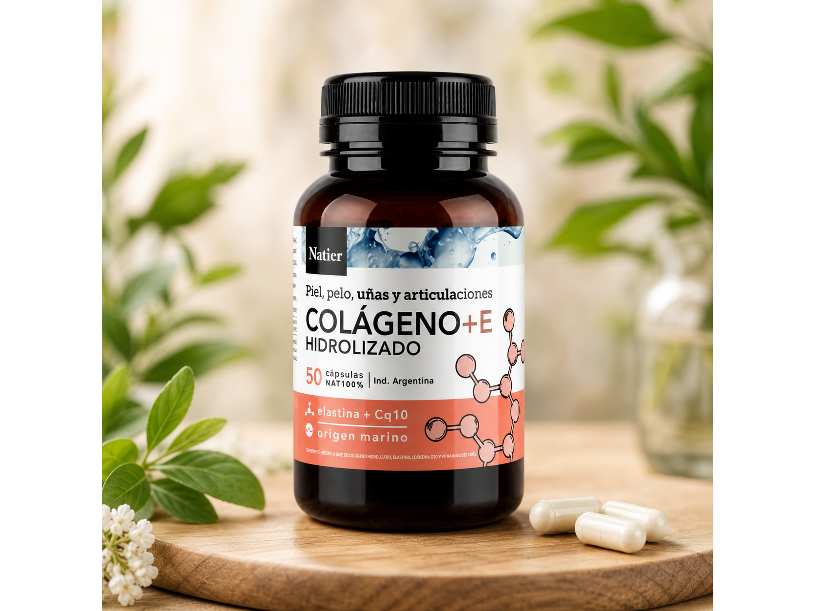 Colágeno hidrolizado  + vitamina E