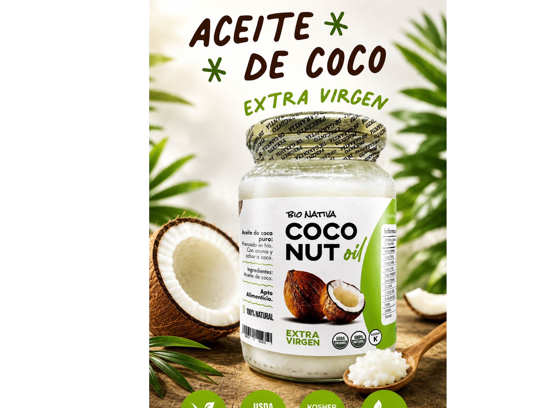Aceite de Coco Virgen Extra