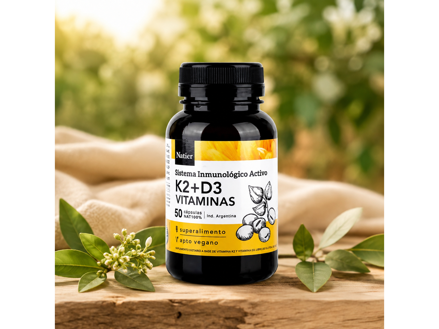 Vitamina K2 + D3 Huesos y Dientes Sanos