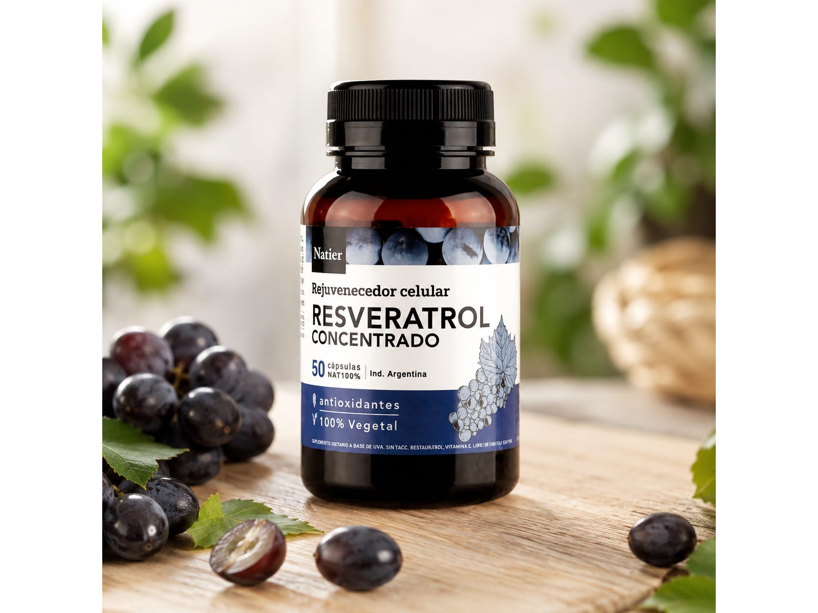 Resveratrol- Rejuvenecedor Antioxidante natural