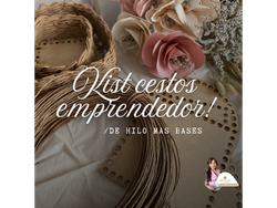 KIT CESTO EMPRENDEDOR DE HILO+BASES