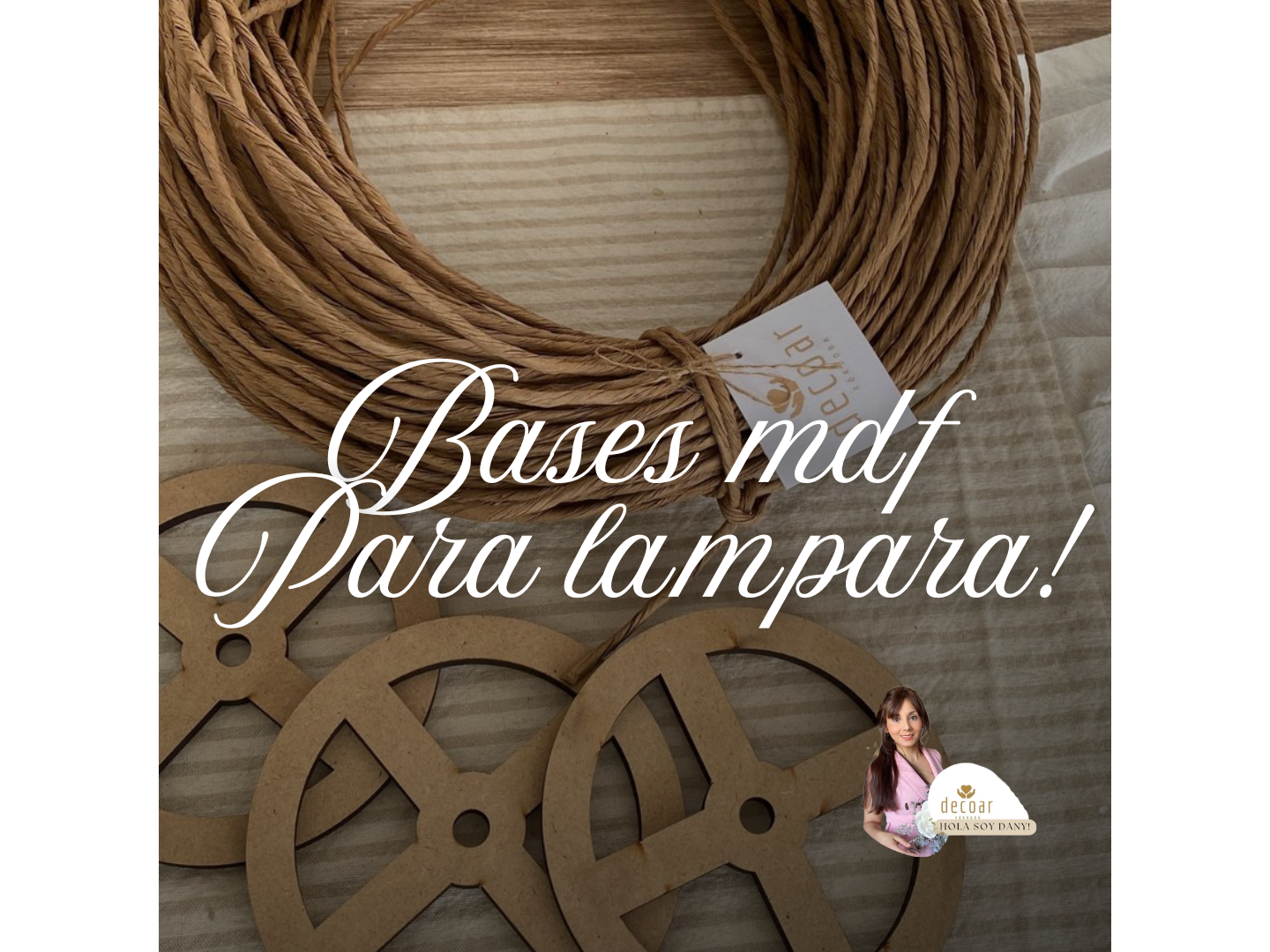 BASES MDF PARA LAMPARA
