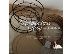 KIT BANDEJAS HOBY - (2 bandejas)