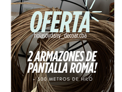 PROMO 2 ARMAZONES DE PANTALLA ROMA+HILO