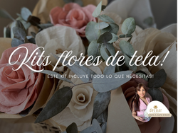 🌸KIT FLORES DE TELA N°1🌸