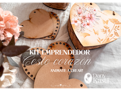 KIT CESTO CORAZÓN/ emprendimiento