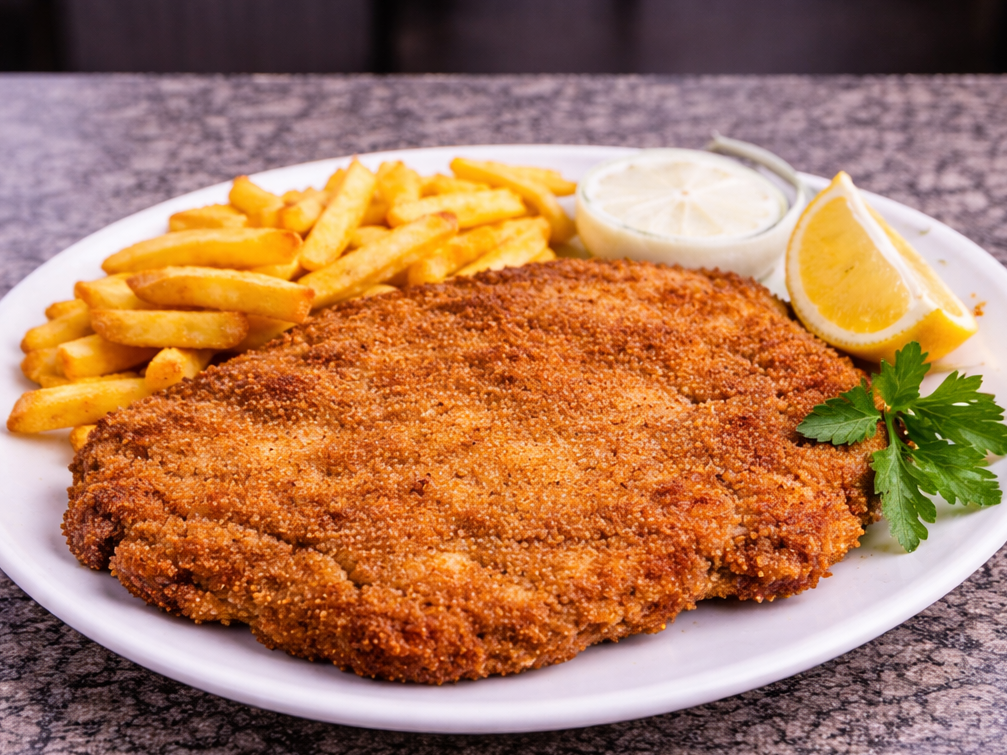Milanesa de Ternera con Guarnicion a Eleccion