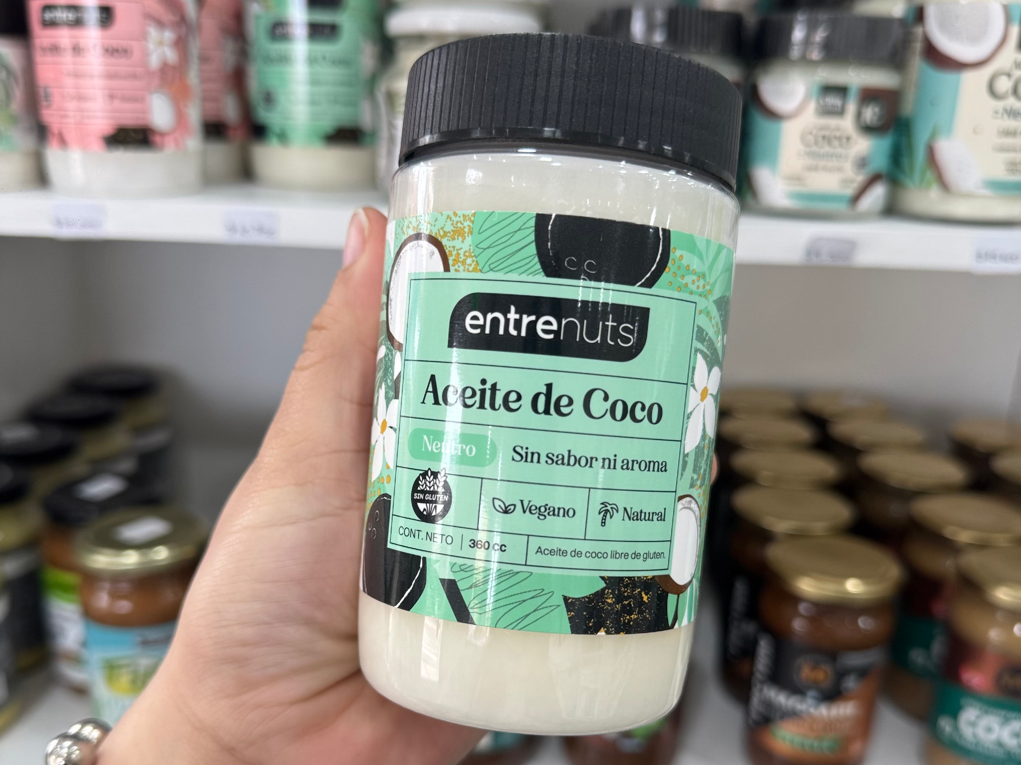 ACEITE DE COCO NEUTRO (entrenuts) 360cc
