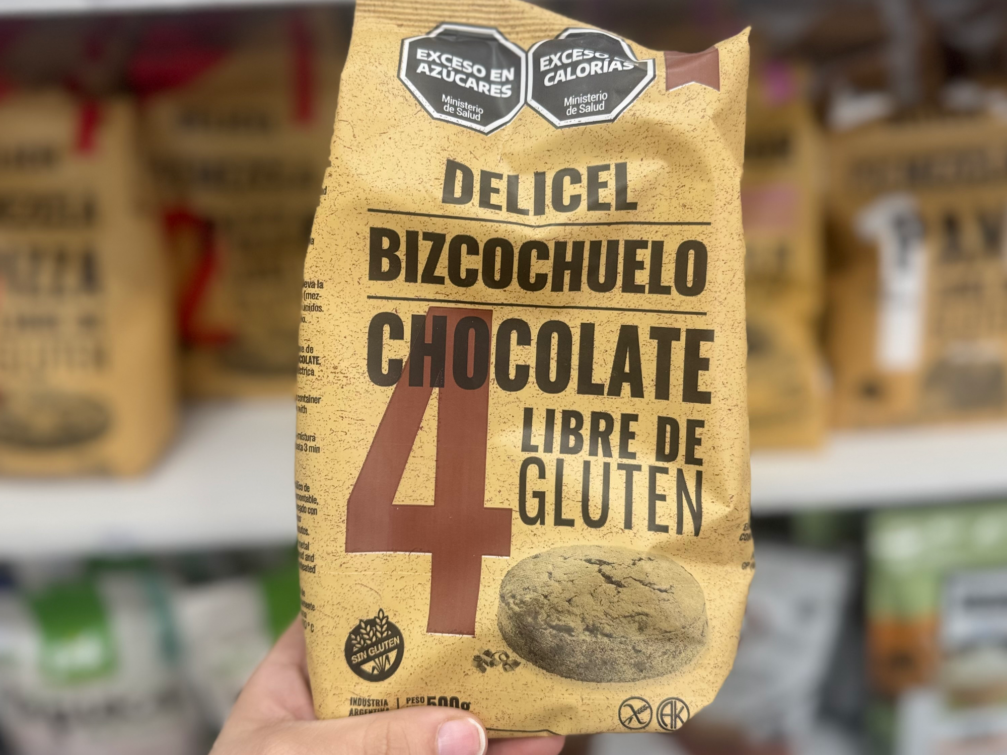 PREMEZCLA BIZCOCHUELO CHOCOLATE (DELICEL)