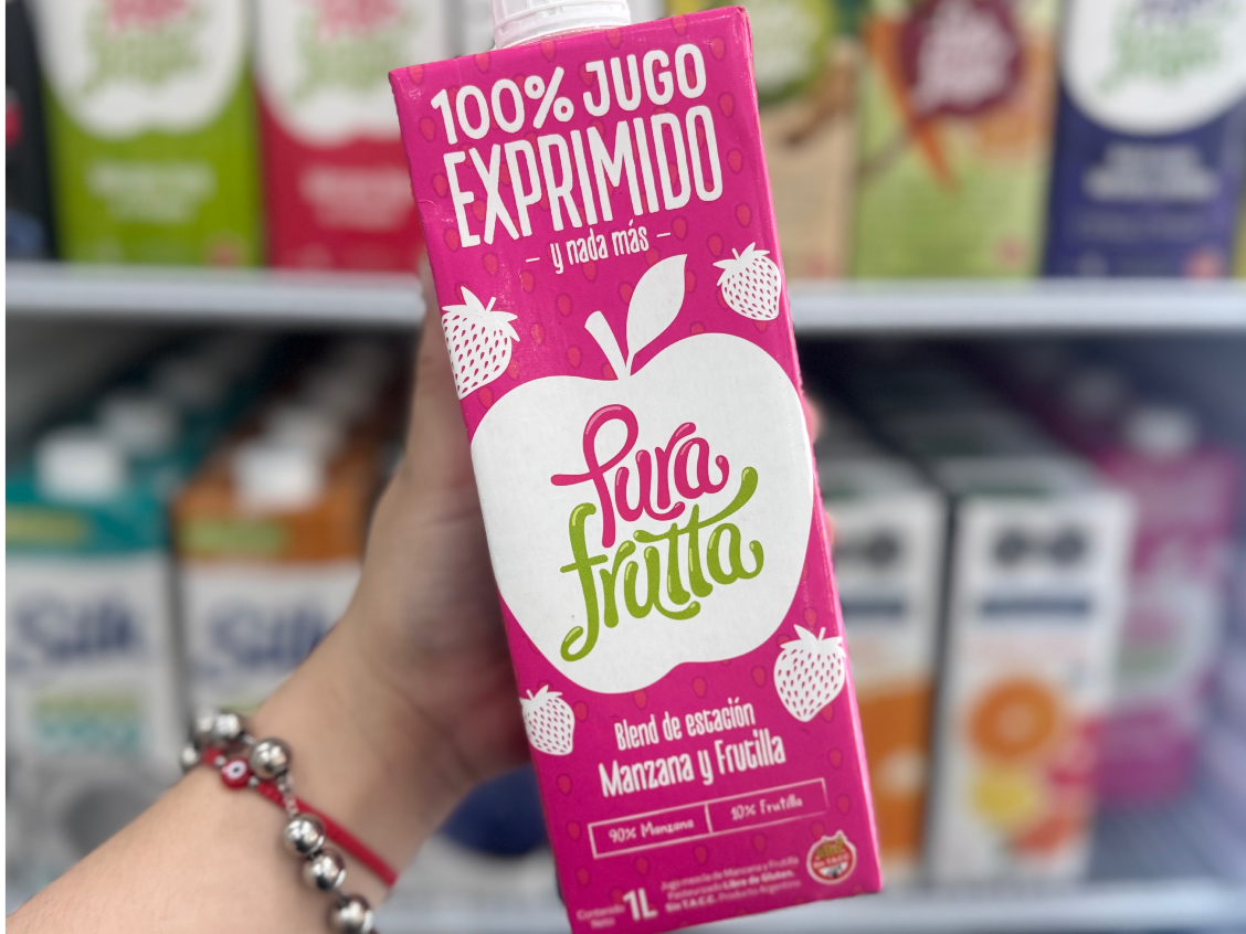 JUGO MANZANA Y FRUTILLA